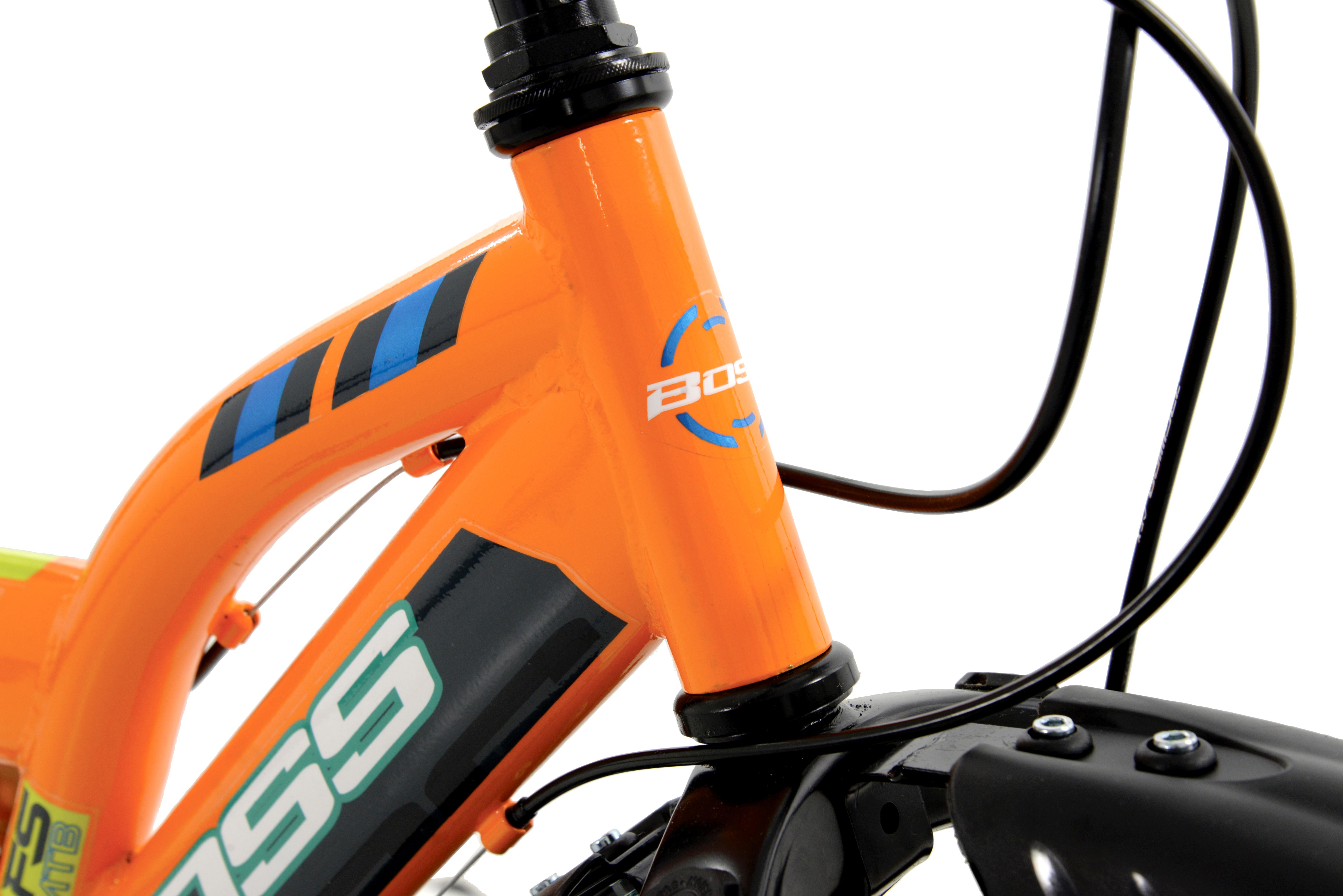 Boss Stealth Junior Mountain Bike - Orange - 20" Wheel