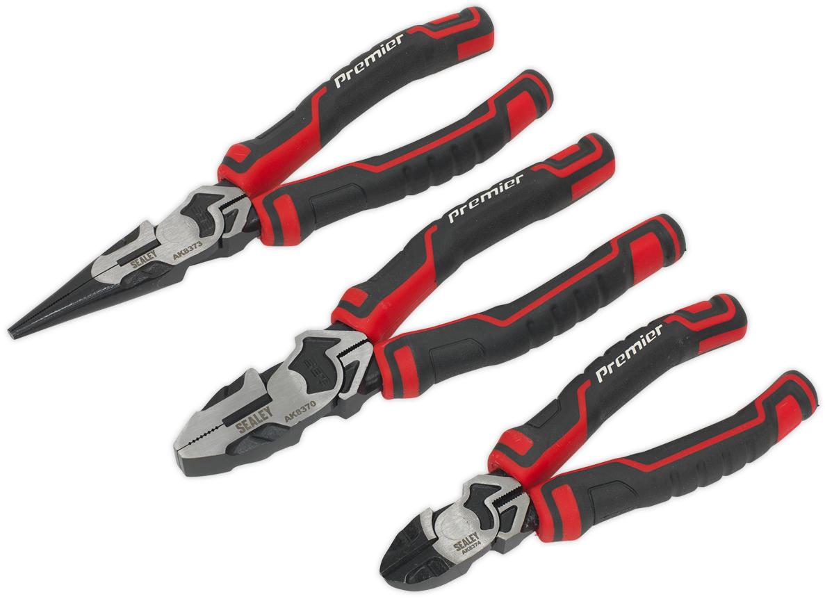 Sealey High Leverage 3Pc Plier Set