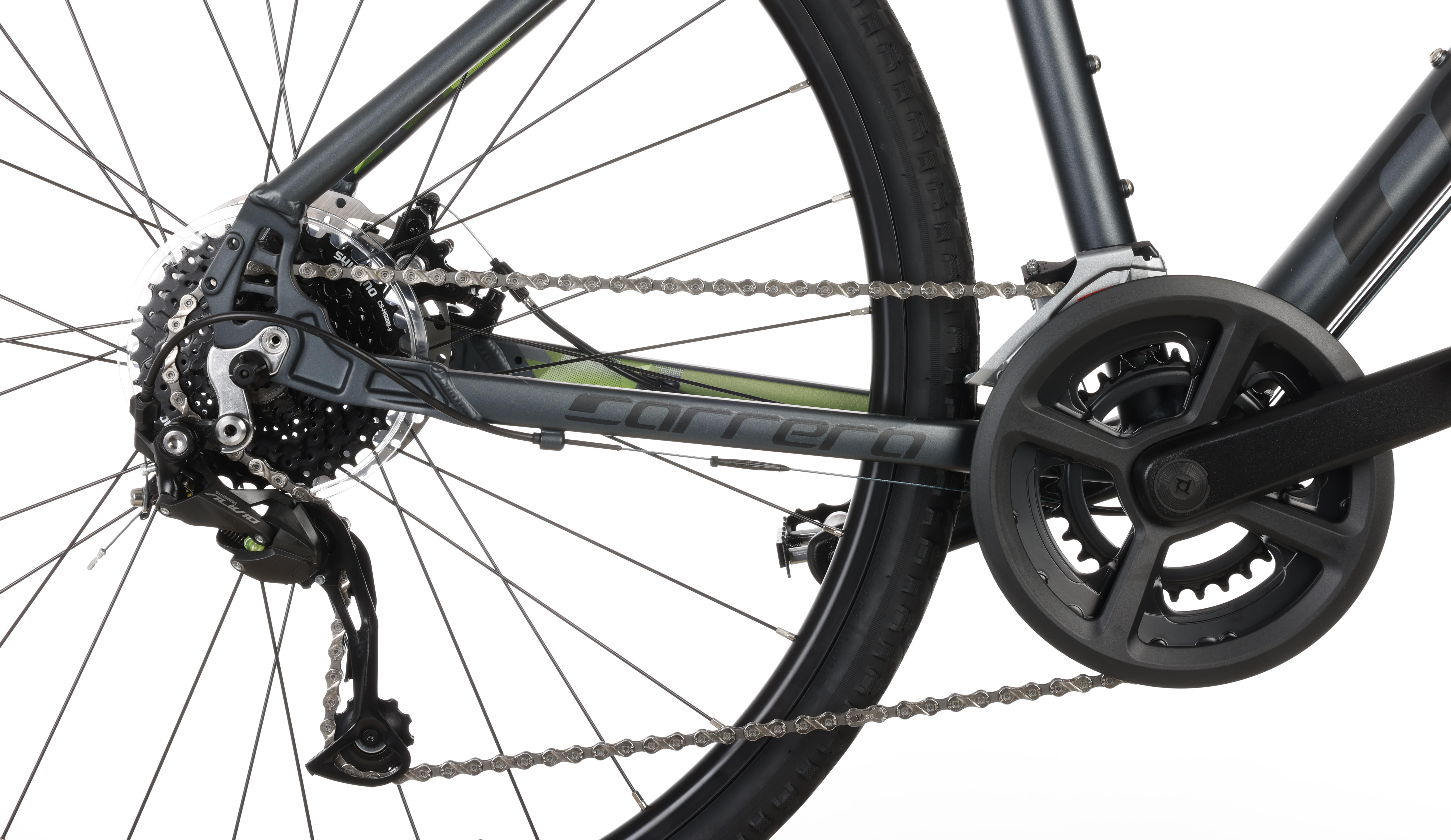 Carrera Endeavour Mens Hybrid Bike - S, M, L Frames