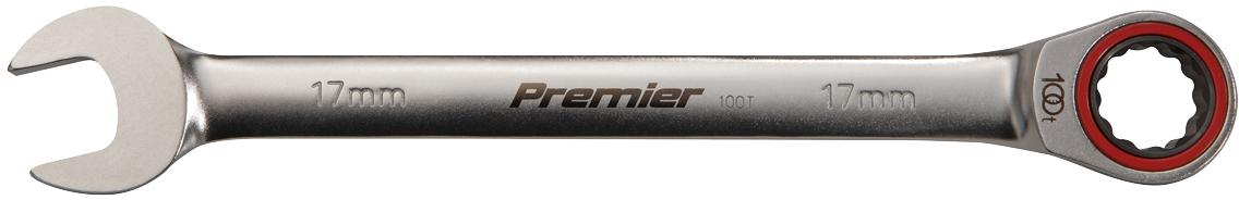 Sealey 12pc Ratchet Combination Spanner Set