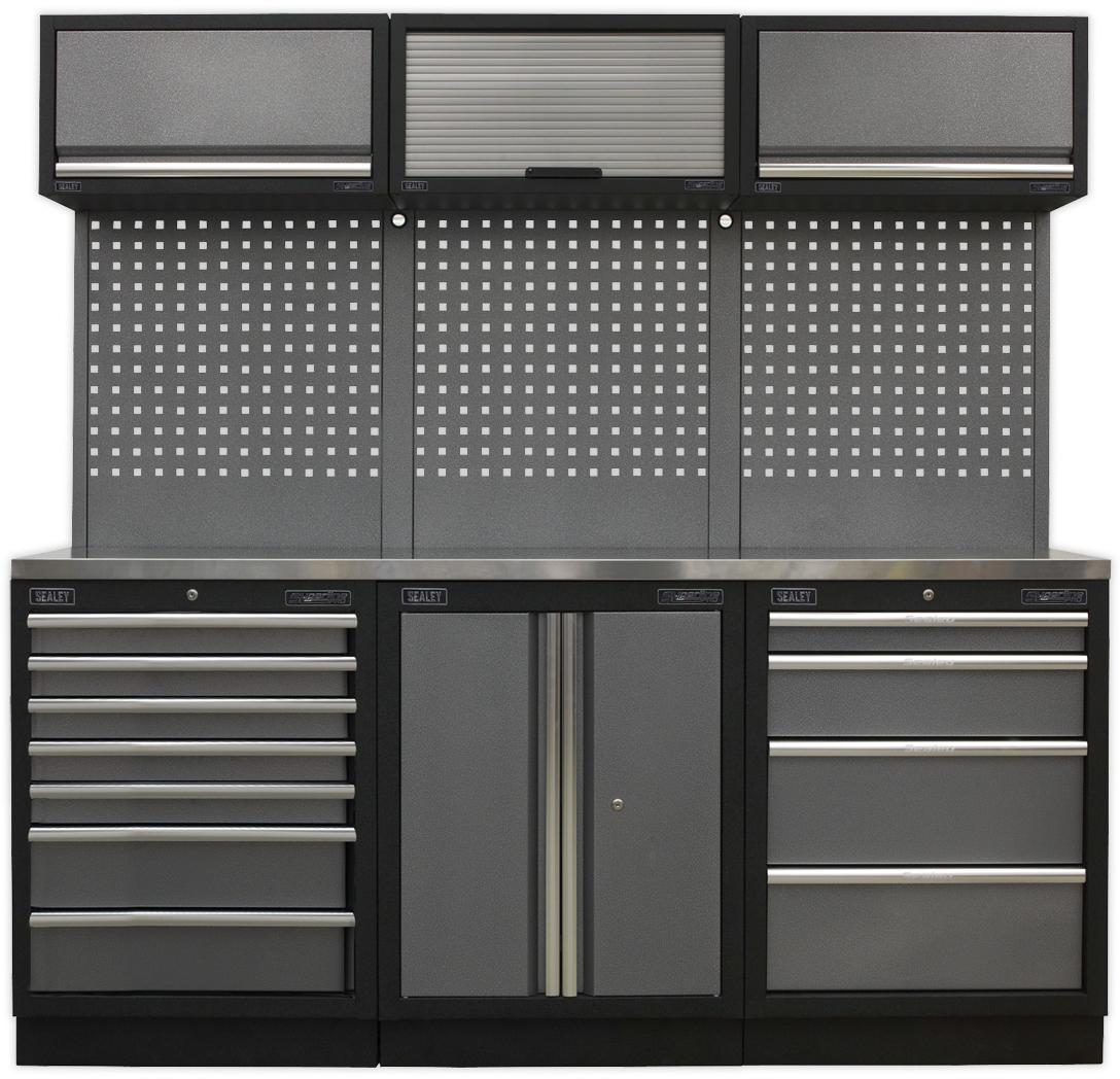 Sealey Modular Storage System Stainless Steel Worktop Halfords UK