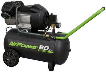 Sealey Compressor 50L V-Twin Direct Drive 3hp