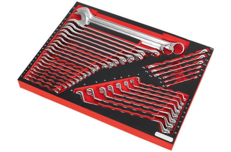 Sealey 35pc Spanner Set Tool Tray Sealey 35pc Spanner Set Tool Tray