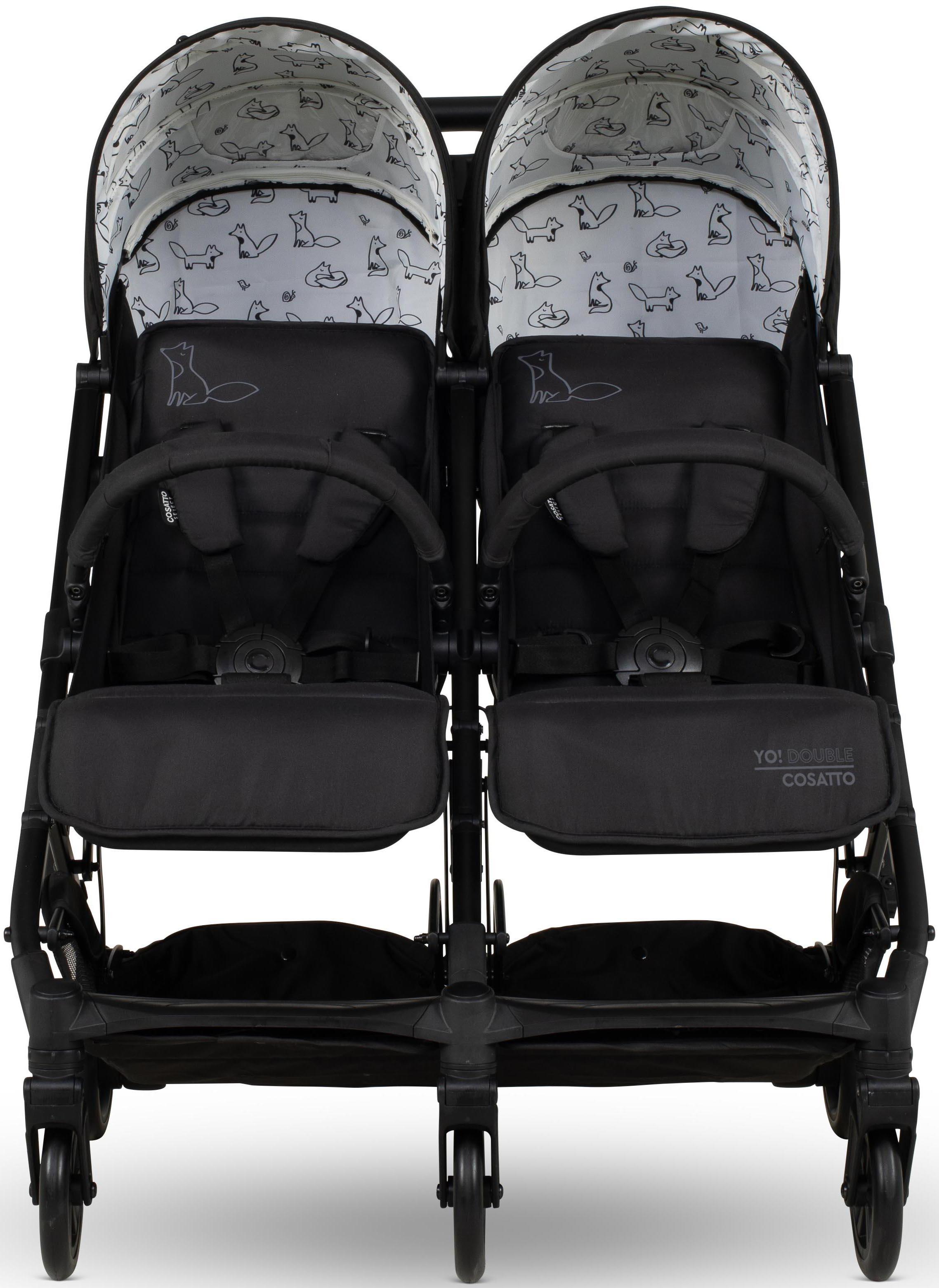 Cosatto YO! Double Stroller - Foxed