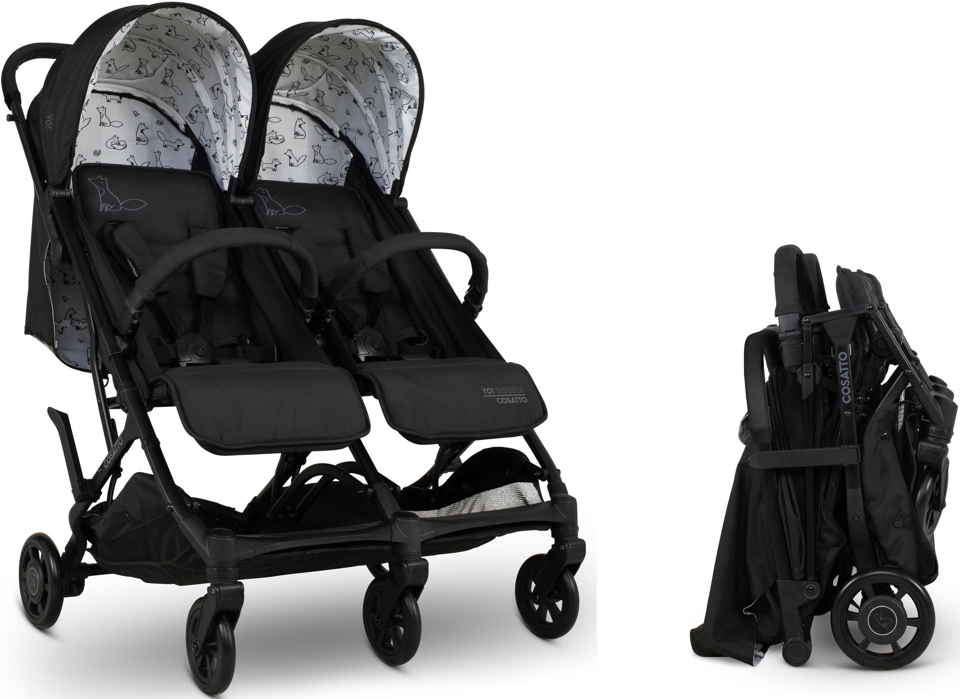 Cosatto YO! Double Stroller - Foxed