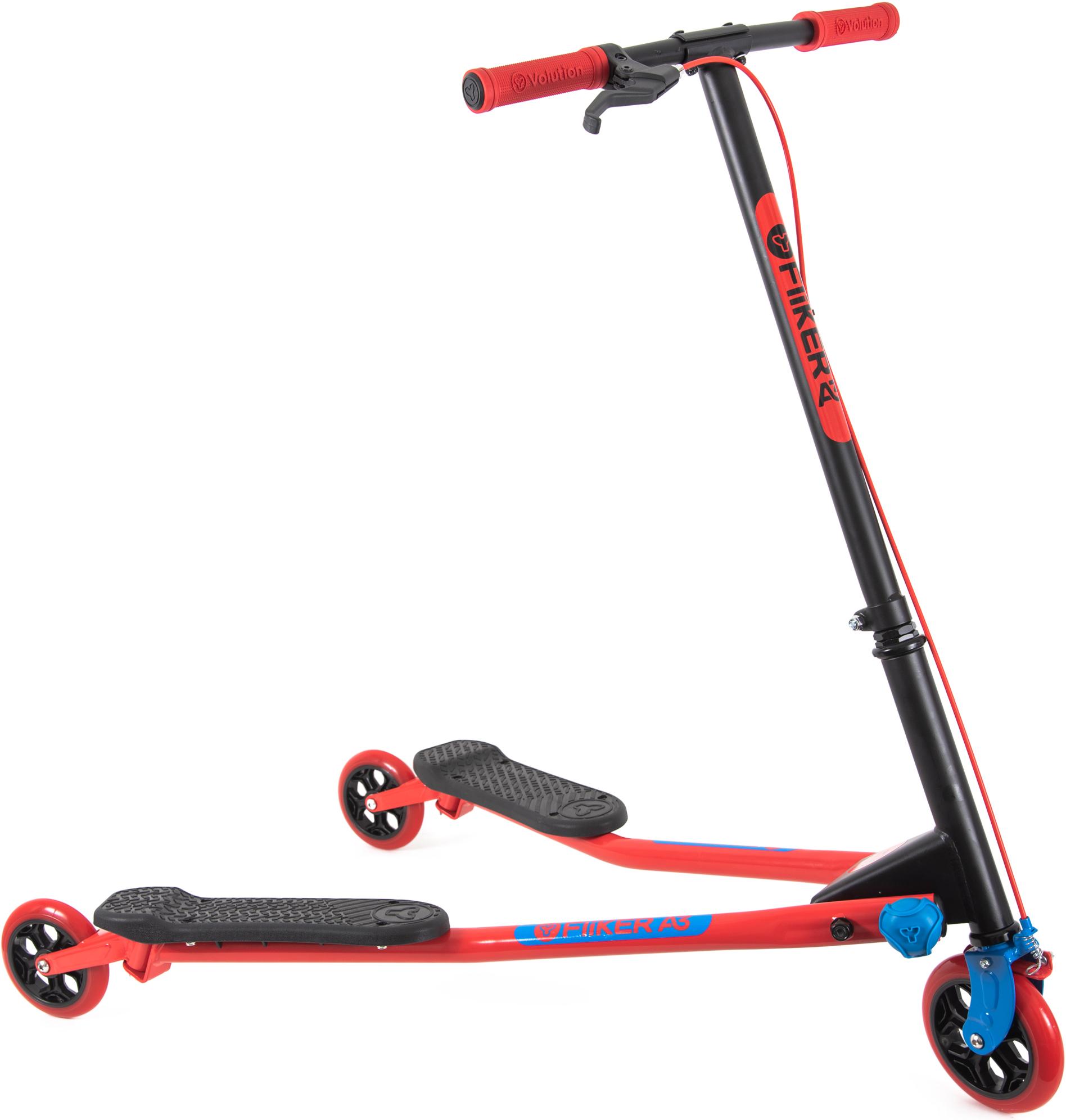 Yvolution Y Fliker A3 Air Kids Scooter - Red/Blue