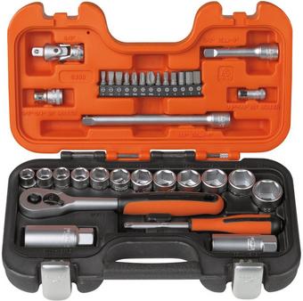 Bahco S330 1/4" & 3/8" Socket Set