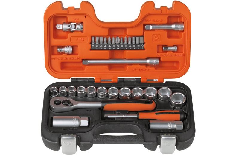 Bahco S330 1/4" & 3/8" Socket Set Bahco S330 1/4" & 3/8" Socket Set