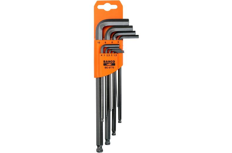 Bahco Metric Long Ball End Hex-L Key Set - 9pc Bahco Metric Long Ball End Hex-L Key Set - 9pc
