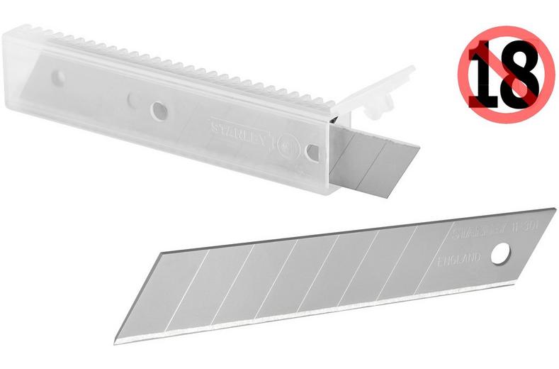 Stanley 10 Pack 18mm Snap off Blades Stanley 10 Pack 18mm Snap off Blades
