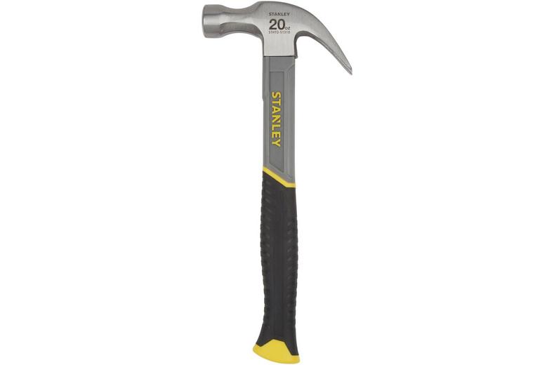 Stanley Fibreglass Curved Claw 20oz Hammer Stanley Fibreglass Curved Claw 20oz Hammer