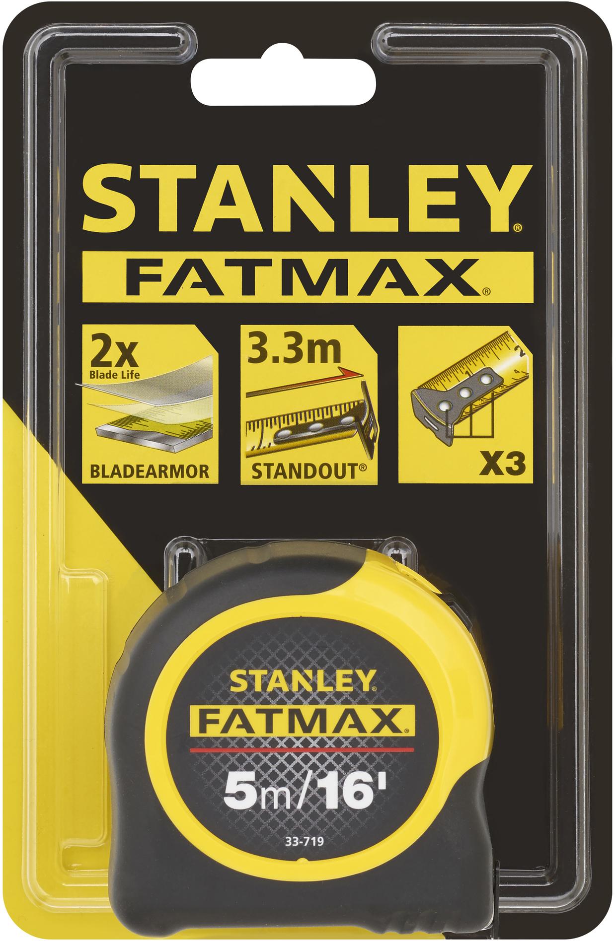 Stanley Fatmax 5m/16" Classic Tape Measure