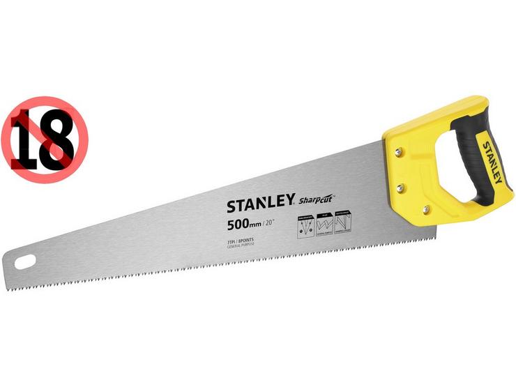Stanley Gen 2 Sharpcut 20"/500mm 7TPI Saw