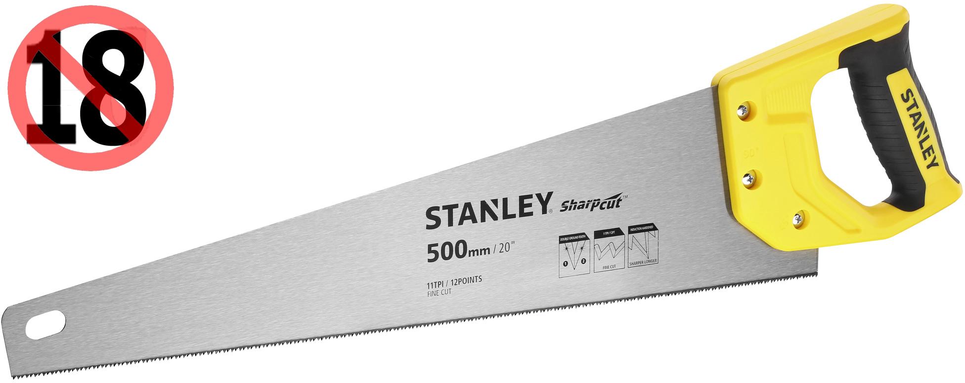Stanley Sharpcut 20 Inch/500Mm 11Tpi Saw
