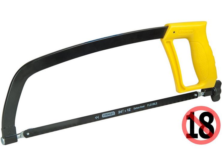 Stanley 300mm Heavy Duty Hacksaw 24PTI