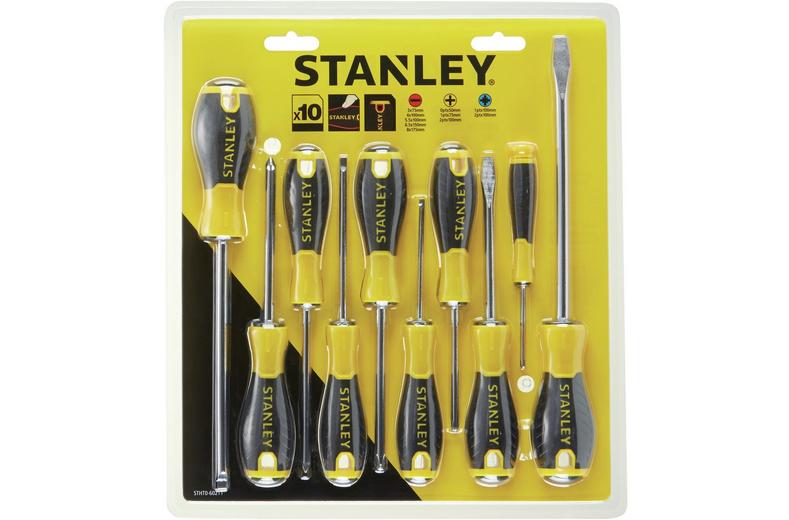 Stanley Essential 10 Piece Screwdriver Set Stanley Essential 10 Piece Screwdriver Set
