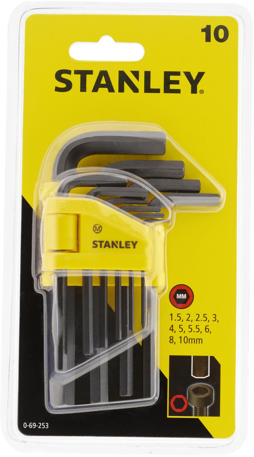 Stanley 10 Piece Hex Key Set
