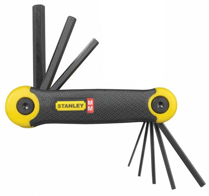 Stanley 8 Piece Folding Hex Key Set