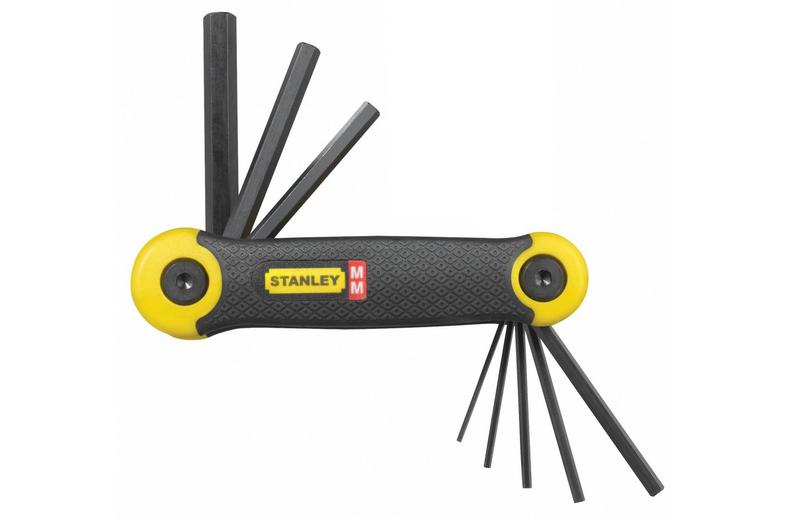 Stanley 8 Piece Folding Hex Key Set Stanley 8 Piece Folding Hex Key Set