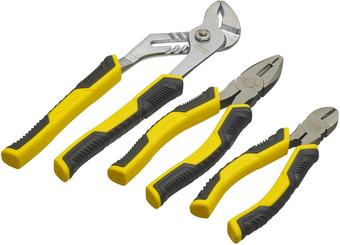 Stanley 3pc Control Grip Plier Set