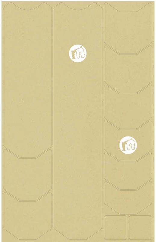 Halfords Mucky Nutz Frame Skinz Clear, White Matt | Extra 8% off for BC Members