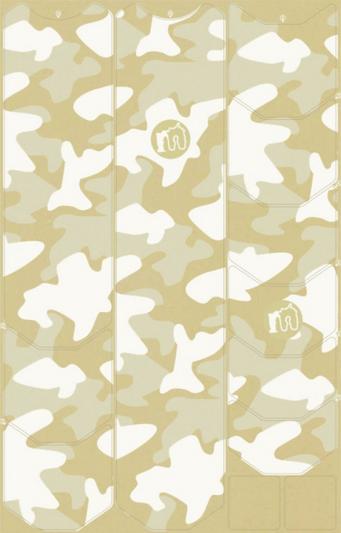 Mucky Nutz Frame Skinz Camo, White Matt