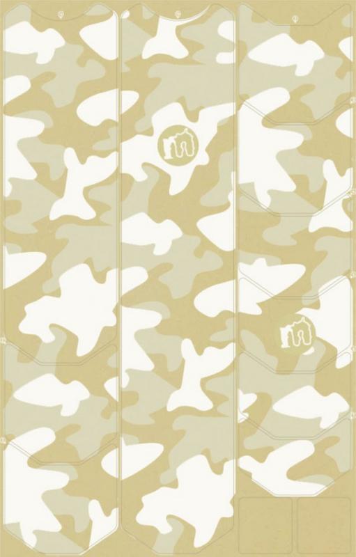 Halfords Mucky Nutz Frame Skinz Camo, White Matt | Extra 8% off for BC Members