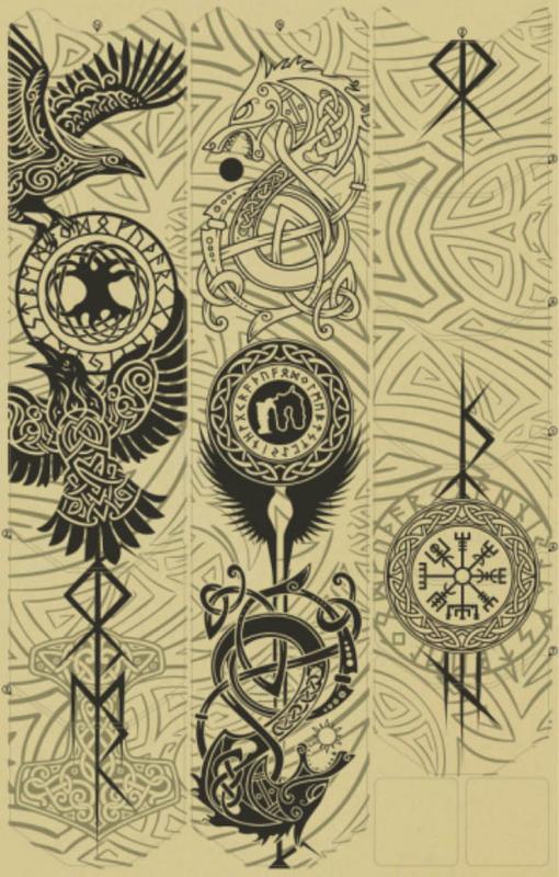 Halfords Mucky Nutz Frame Skinz Viking, Black Matt | Extra 8% off for BC Members