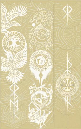 Mucky Nutz Frame Skinz Viking, White Matt