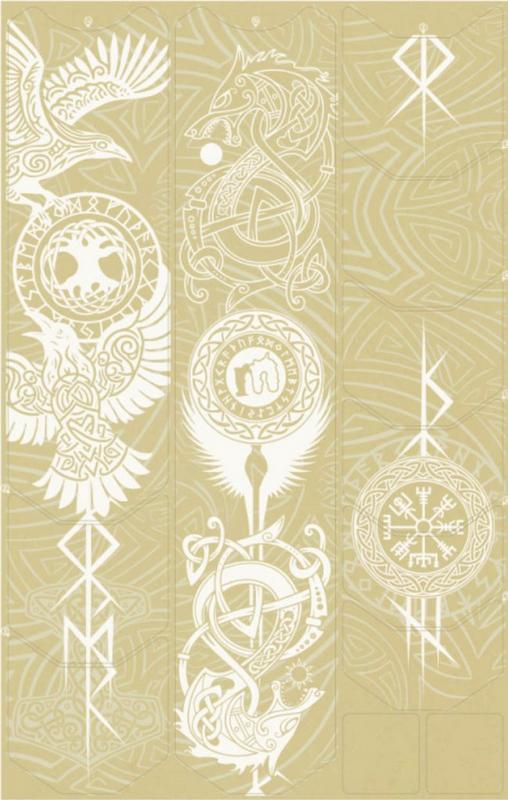 Halfords Mucky Nutz Frame Skinz Viking, White Matt | Extra 8% off for BC Members