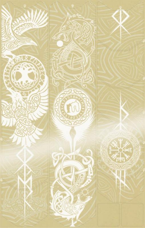 Halfords Mucky Nutz Frame Skinz Viking, White Gloss | Extra 8% off for BC Members