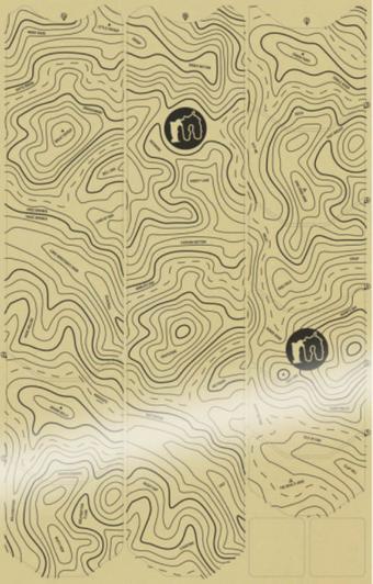 Mucky Nutz Frame Skinz Contours, Black Gloss