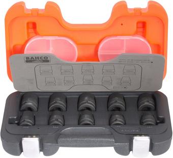 Bahco Impact Deep Socket Set 1/2"