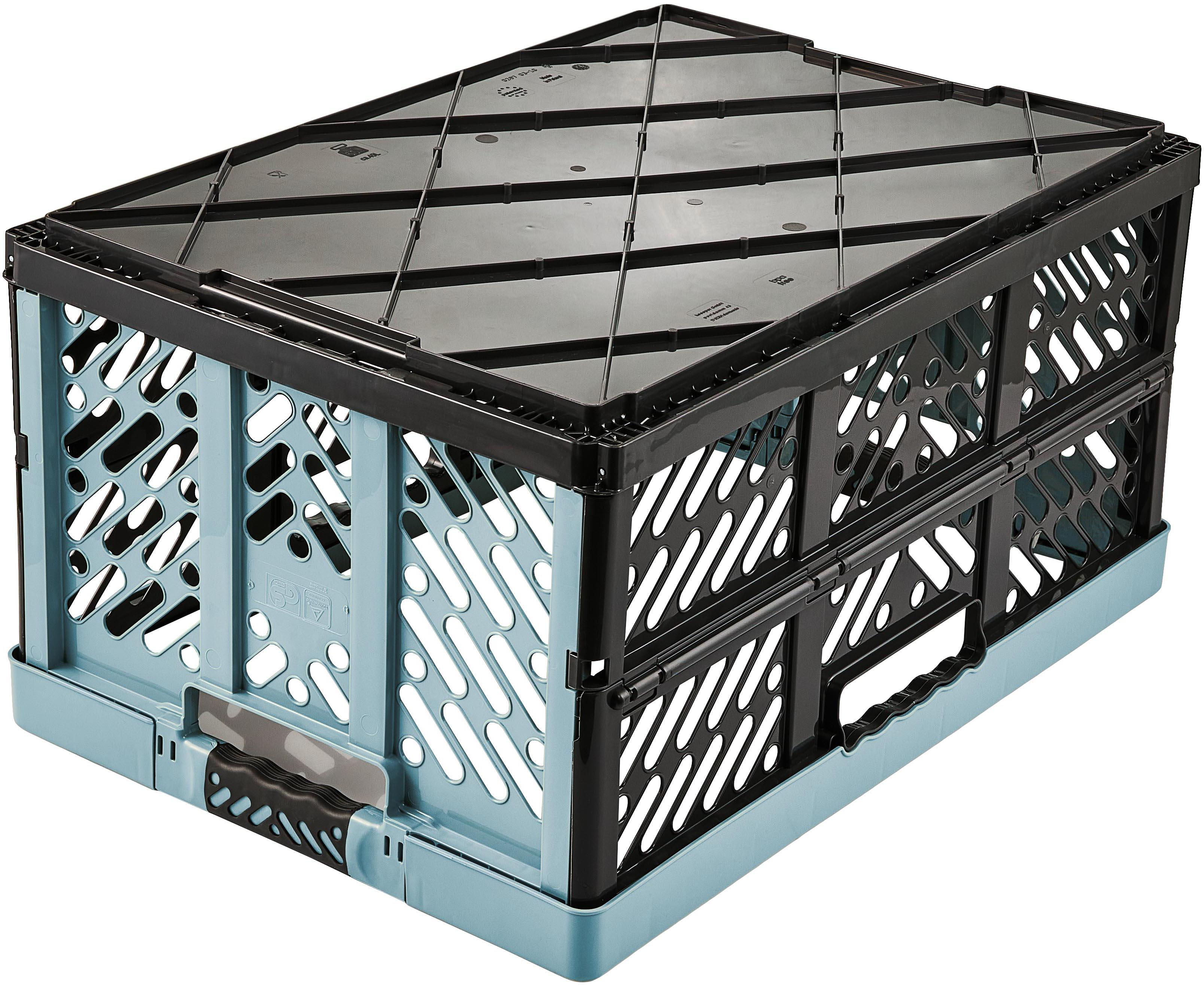 Keeeper Ben Folding Crate 45L Soft Grip Nordic Blue