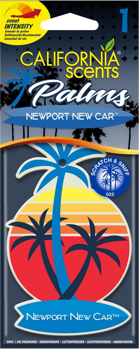 California Car Scents Air Freshener Newport New Car Scent 7pk