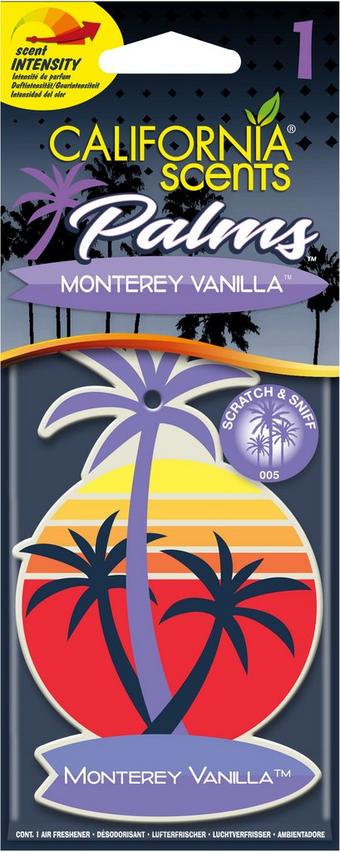 California Scents Palms Vanilla Air Freshener