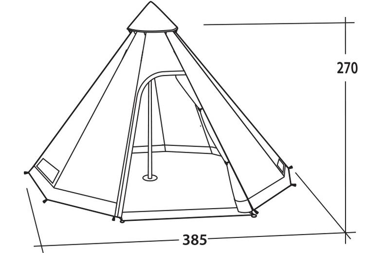 Easy Camp Rands Tipi - 8 Person Tent Easy Camp Rands Tipi - 8 Person Tent