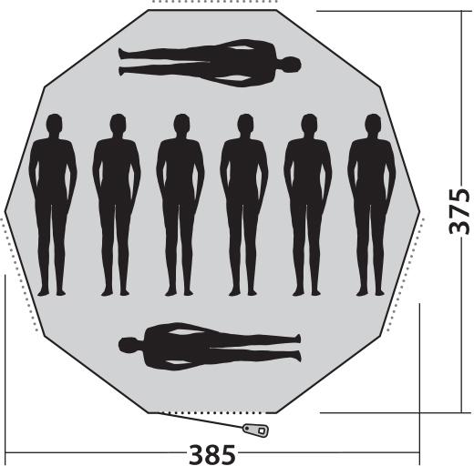    Easy Camp Rands Tipi - 8 Person Tent