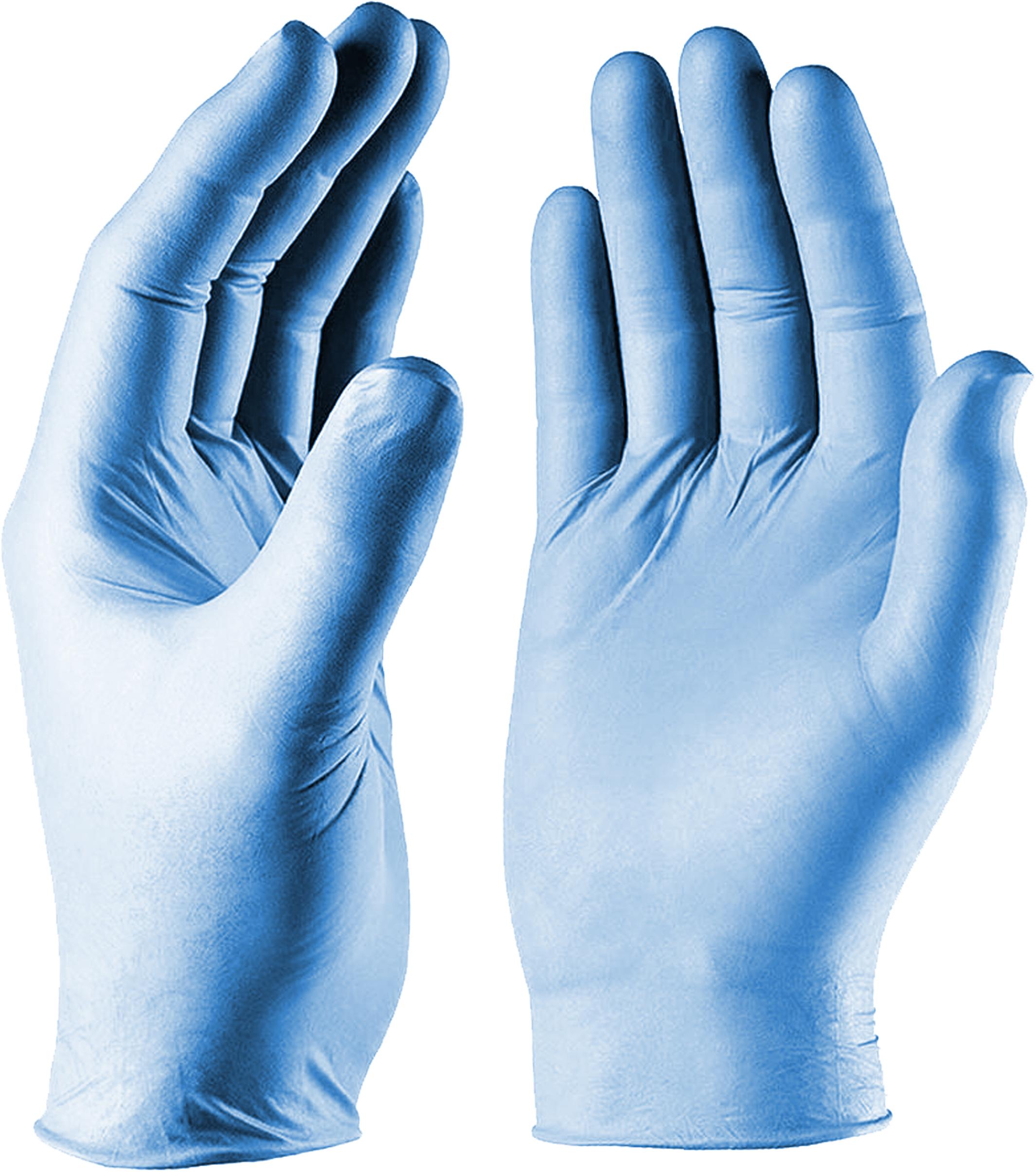 nitrile disposable work gloves