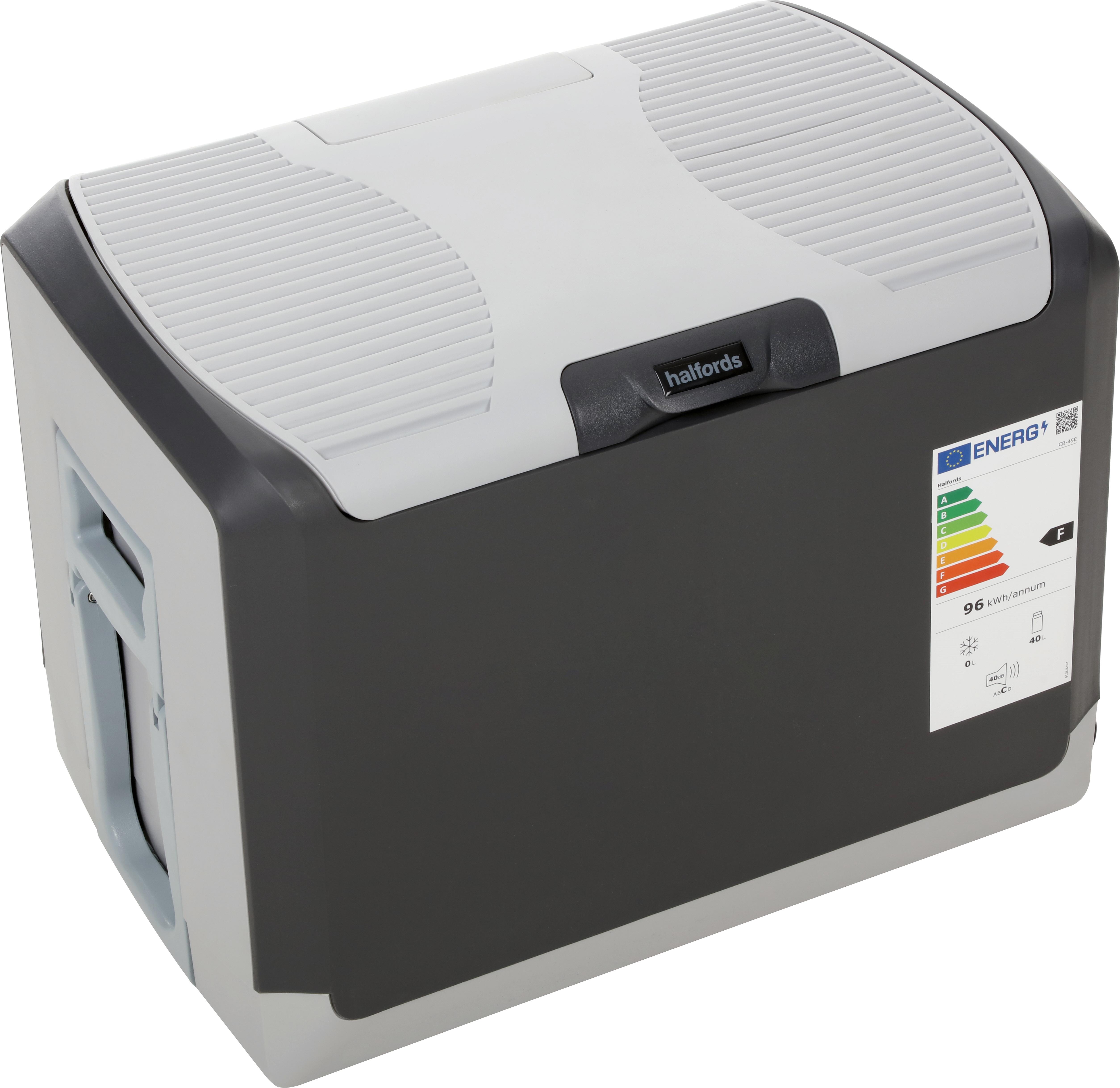 Halfords 40 Litre Mains and 12V & 24V Electric Coolbox 456686