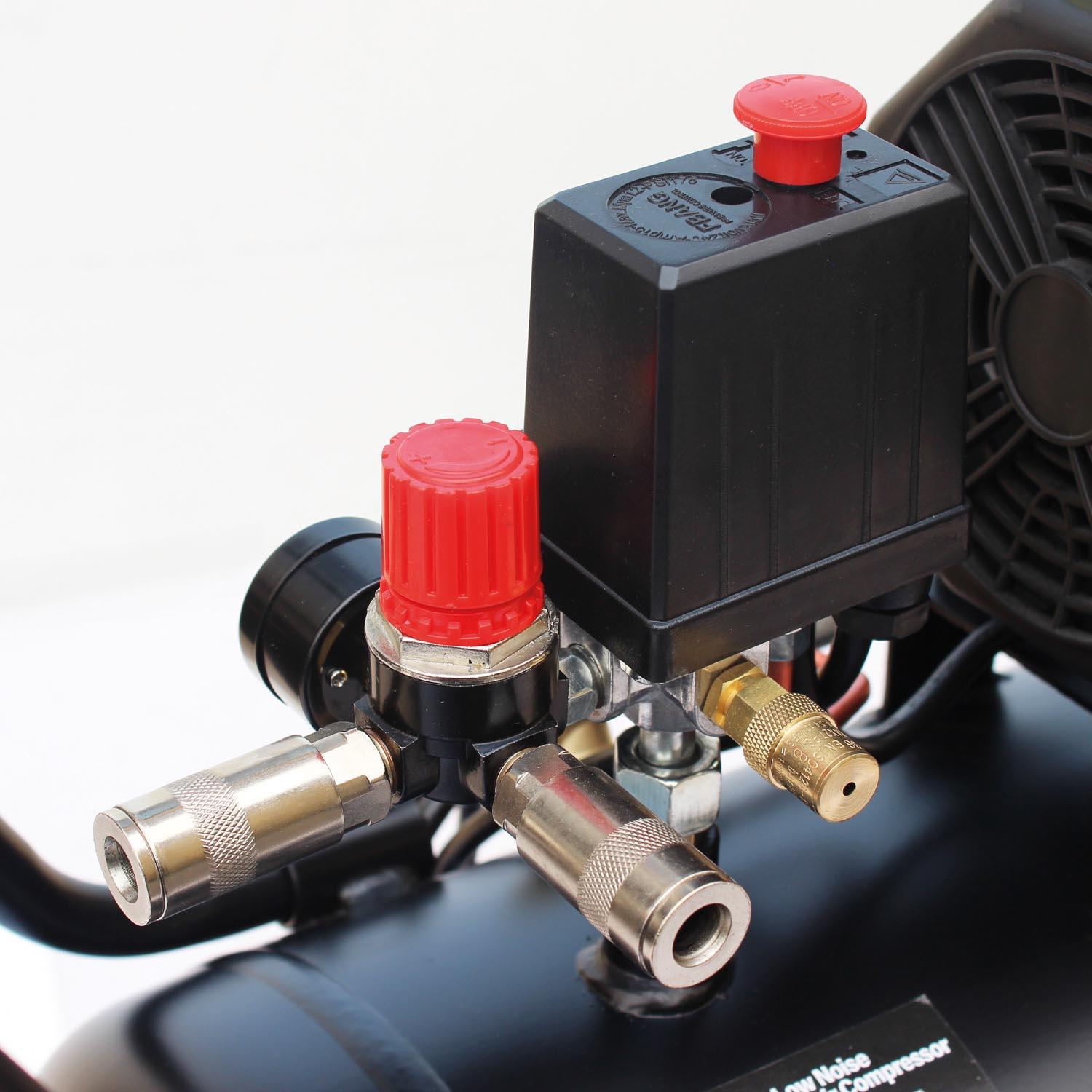 SIP DD 2hp 24 Litre Low Noise Oil-Free Compressor