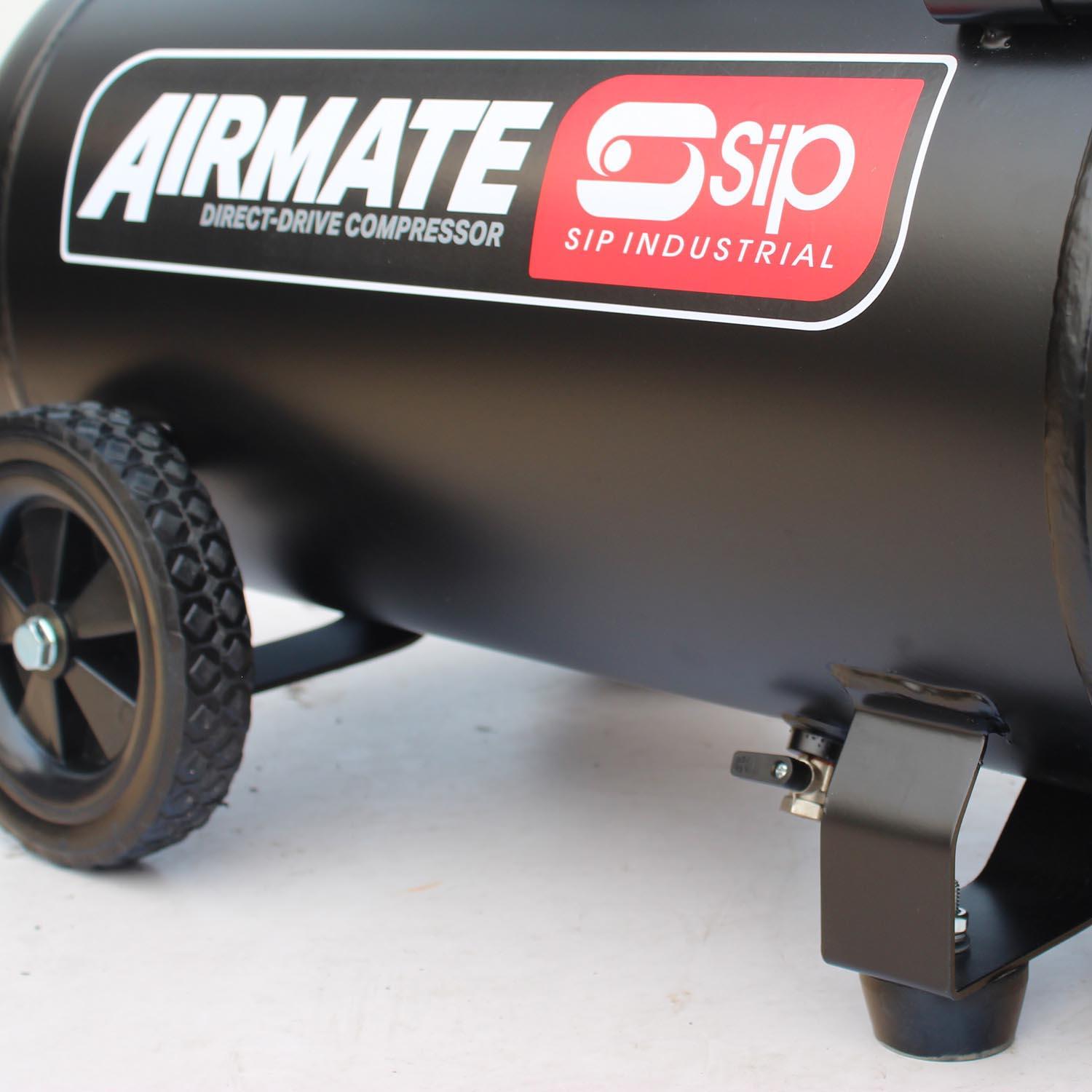 SIP DD 2hp 50 Litre Low Noise Oil-Free Compressor