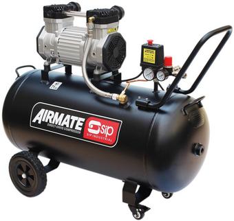 SIP DD 3hp 100 Litre Low Noise Oil-Free Compressor