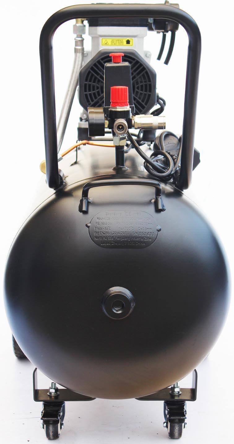 SIP DD 3hp 100 Litre Low Noise Oil-Free Compressor