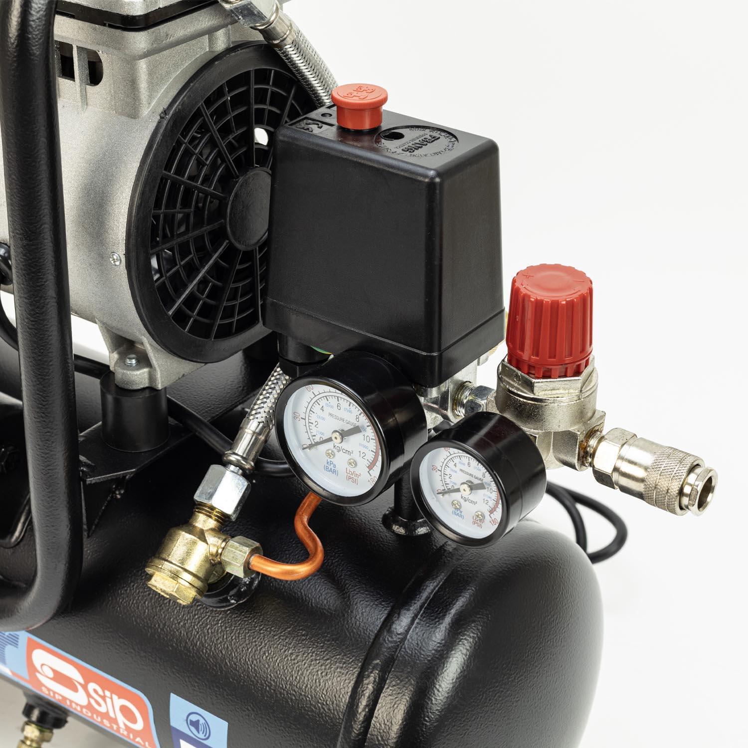 SIP QT AIR DD 6L Ultra Low Noise Oil-Free Compressor