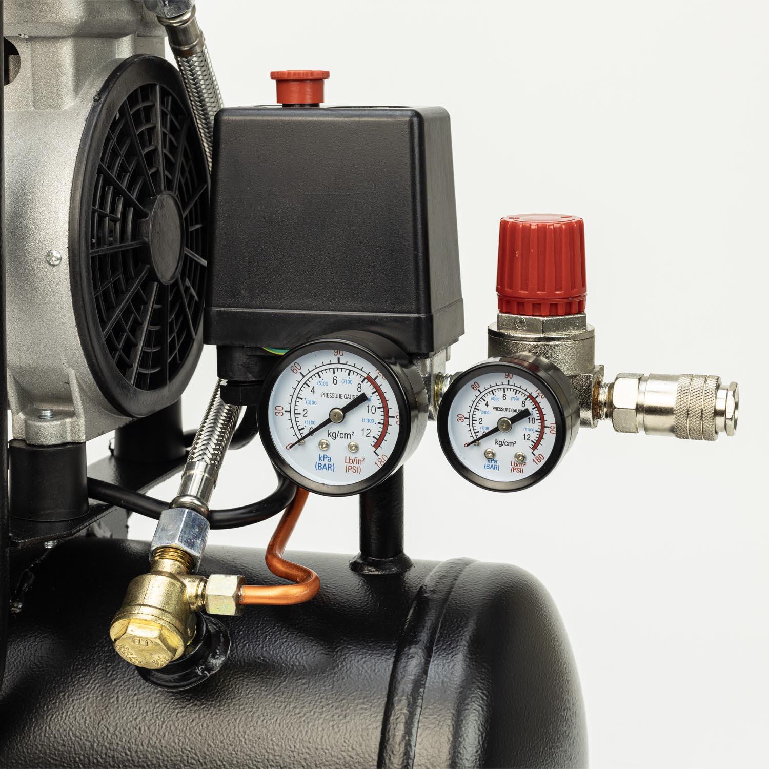 SIP QT AIR DD 6L Ultra Low Noise Oil-Free Compressor