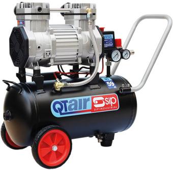 SIP QT AIR DD 1.5hp 24 Litre Ultra Low Noise Oil-Free Compressor