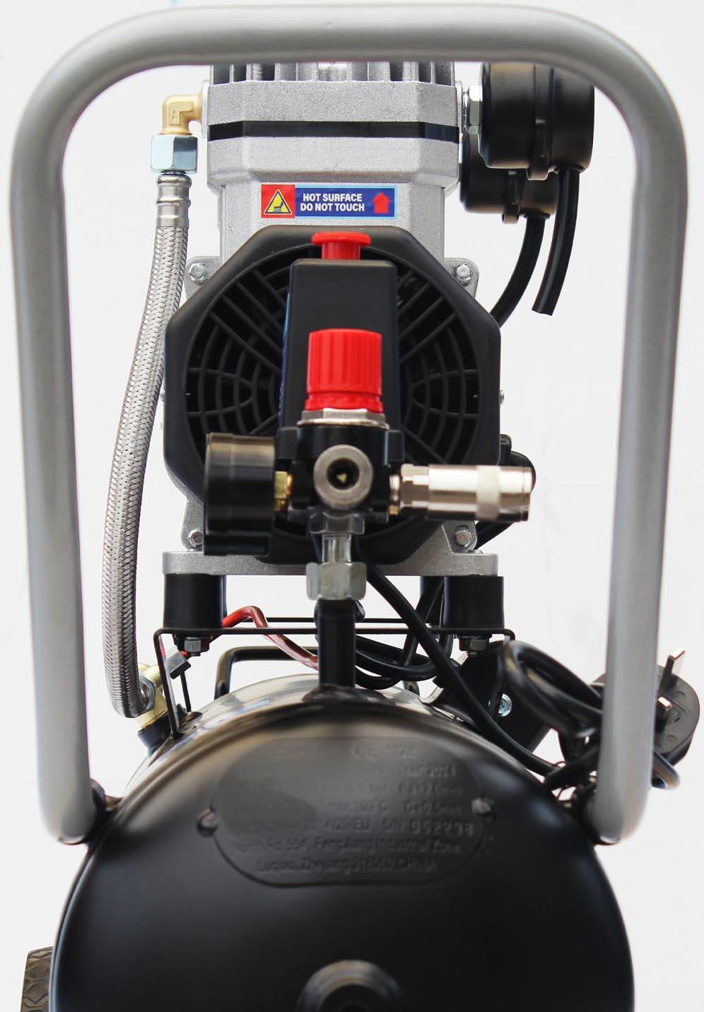 SIP QT AIR DD 1.5hp 24 Litre Ultra Low Noise Oil-Free Compressor