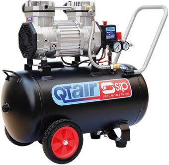 SIP QT AIR DD 1.5hp 50 Litre Ultra Low Noise Oil-Free Compressor