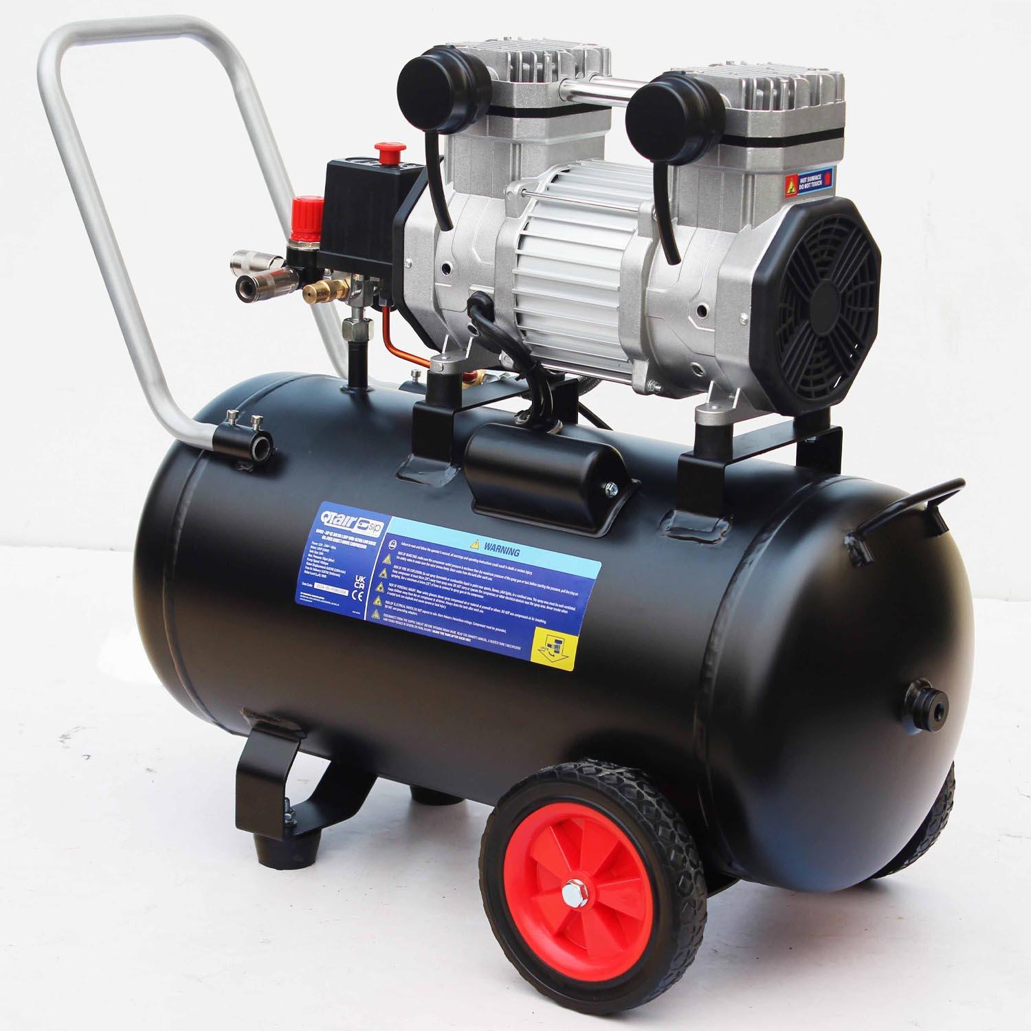 SIP QT AIR DD 1.5hp 50 Litre Ultra Low Noise Oil-Free Compressor
